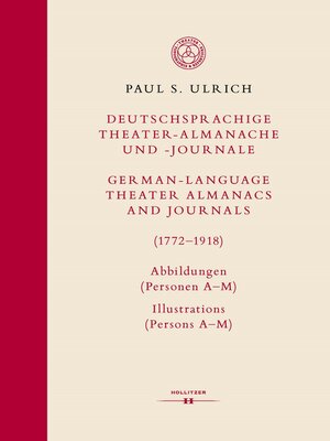 cover image of Deutschsprachige Theater-Almanache und -Journale